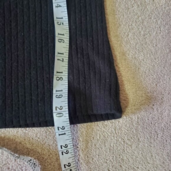 OGL Mock Neck Black Athleisure Stretch Lounge Gym Longsleeve Top S - Picture 5 of 7